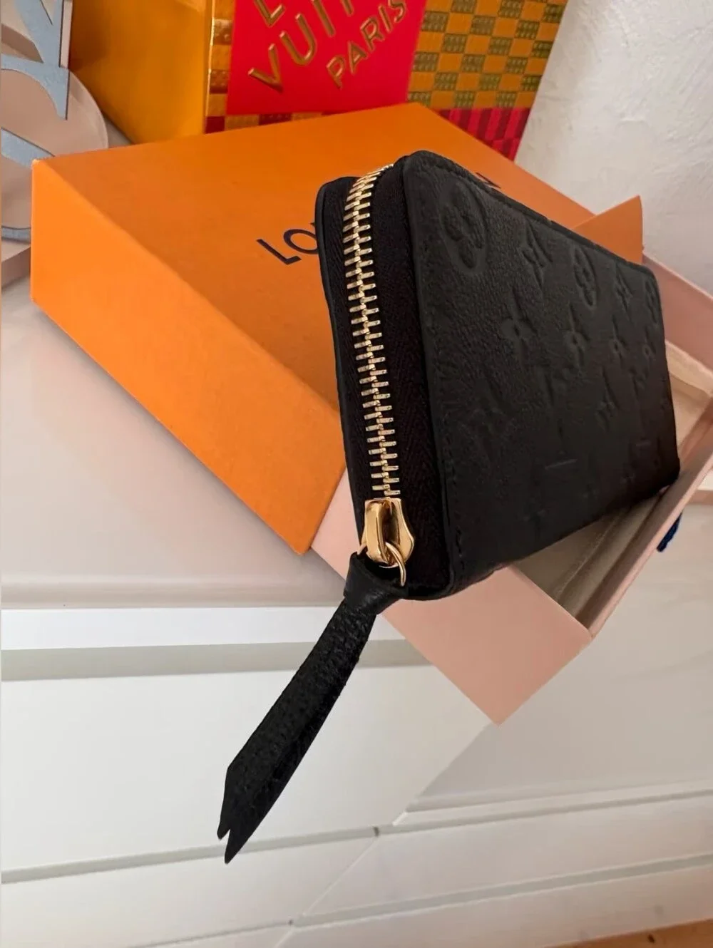 Louis Vuitton Black Clémence Wallet